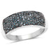 0.42 Carat Genuine Blue Diamond .925 Sterling Silver Ring by Bids.com