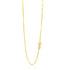 14k Yellow Gold Adjustable Box Chain 0.8mm by Bids.com