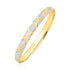 10k Two-Tone Gold Geometric Diamond Motif Bangle by Bids.com