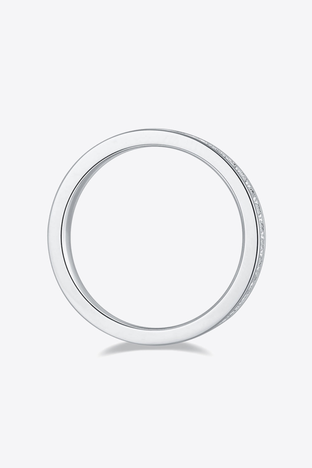 Unexplained Words Sparkala™ Eternity Ring (Platinum Over Pure Sterling Silver) by Sparkala