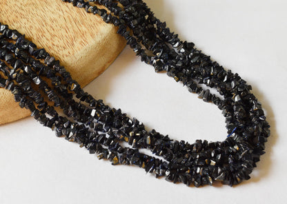 Uncut Blue Sandstone  Crystal Chip Beads Raw Gemstone Uncut Beads Necklace  DestGlow