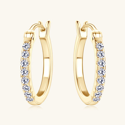 Pure Sterling Silver Sparkala™ Huggie Earrings - DestGlow