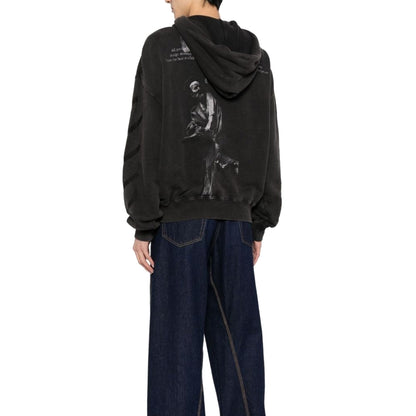 Off-White St. Matthew Over Cotton Hoodie Sweatshirt Men by Luosophy