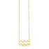 14K Yellow Gold Aquarius Necklace  DestGlow