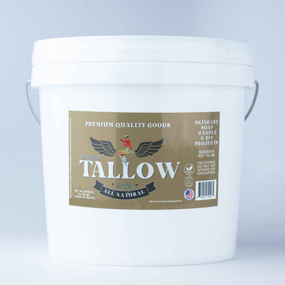 Bulk Grass-Fed Beef Tallow for Soap, Skincare &amp; Candles | 2,8,16 lbs | Maker-Proven Quality