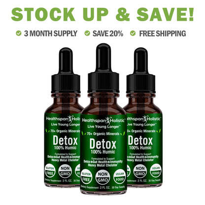 2oz Detox 100% Humic Minerals Concentrate