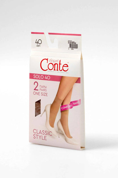 Socks Conte Solo 40 Den (2 pairs)