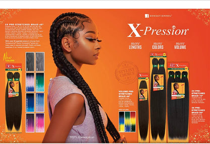 X-Pression 2X Braiding Hair 72 in
