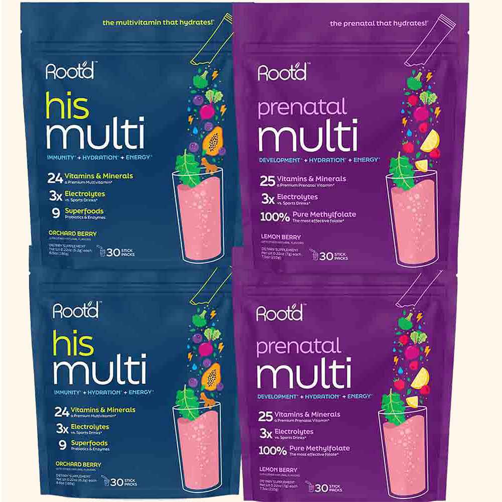 Growing Together Bundle - The Hydrating Multivitamin - For Future Mom &amp; Dad