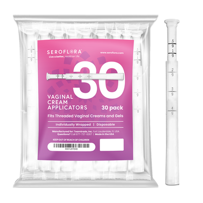 Disposable Vaginal Cream Applicators for Premarin, Estrace & many others (30ct)