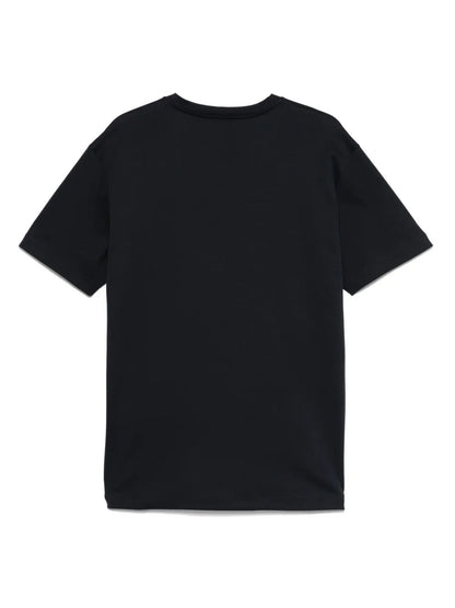 Giorgio Armani Men Pure Cotton Interlock Signature Logo T-Shirt by Luosophy