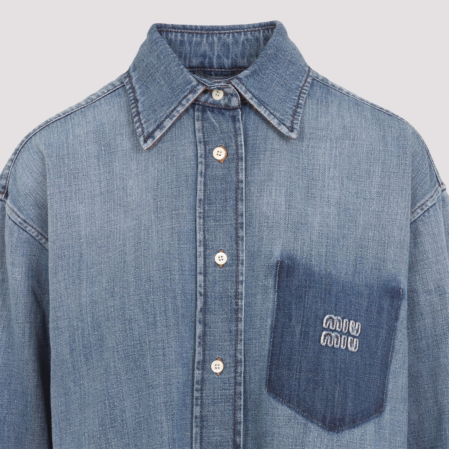 Miu Miu Denim Shirt Women by Luosophy