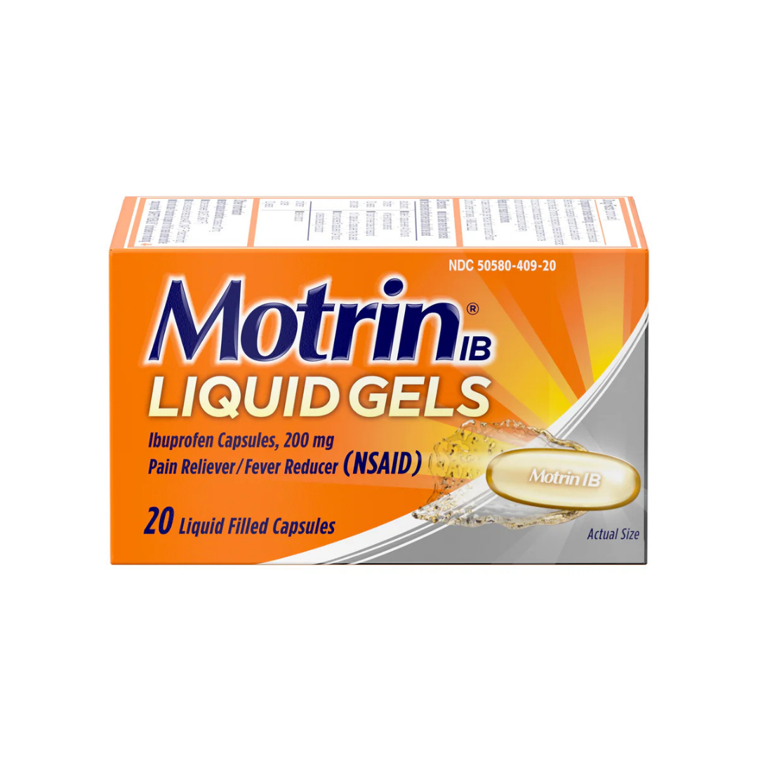 Motrin IB Liquid Gels Ibuprofen 200mg (20 ct) by Farmacias Savia