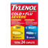 Tylenol Cold & Flu Severe Day/Night Caplets (24 ct) by Farmacias Savia