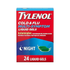 Tylenol Cold & Flu Multi-Symptom Night Liquid Gels (24 ct) by Farmacias Savia