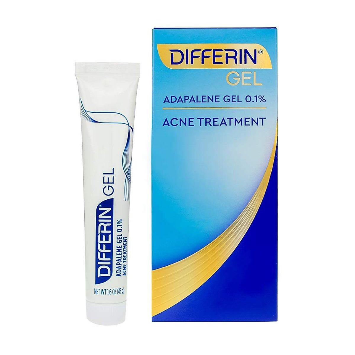 Differin Adapalene Prescription Strength Retinoid Gel 0.1 Acne Treatment , 45 Gram by Pasteur Pharmacy