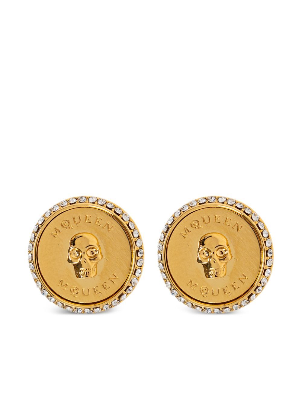 Alexander Mcqueen Women Sovereign Skull Earrings by Luosophy