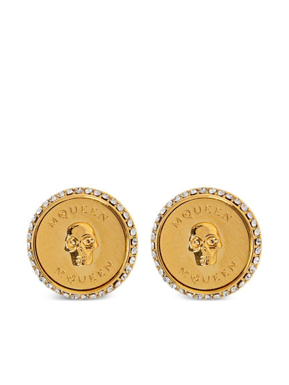 Alexander Mcqueen Women Sovereign Skull Earrings by Luosophy