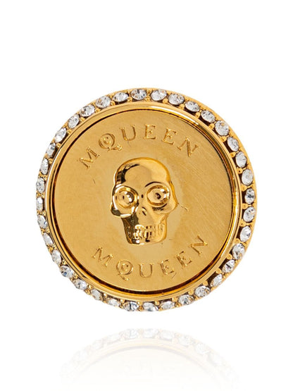 Alexander Mcqueen Women Sovereign Skull Earrings by Luosophy