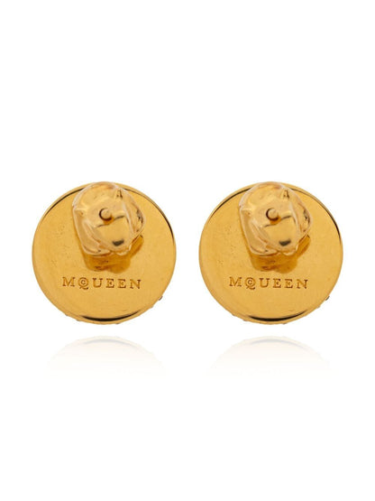 Alexander Mcqueen Women Sovereign Skull Earrings by Luosophy