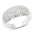 0.96 Carat Genuine White Diamond .925 Sterling Silver Ring by Bids.com