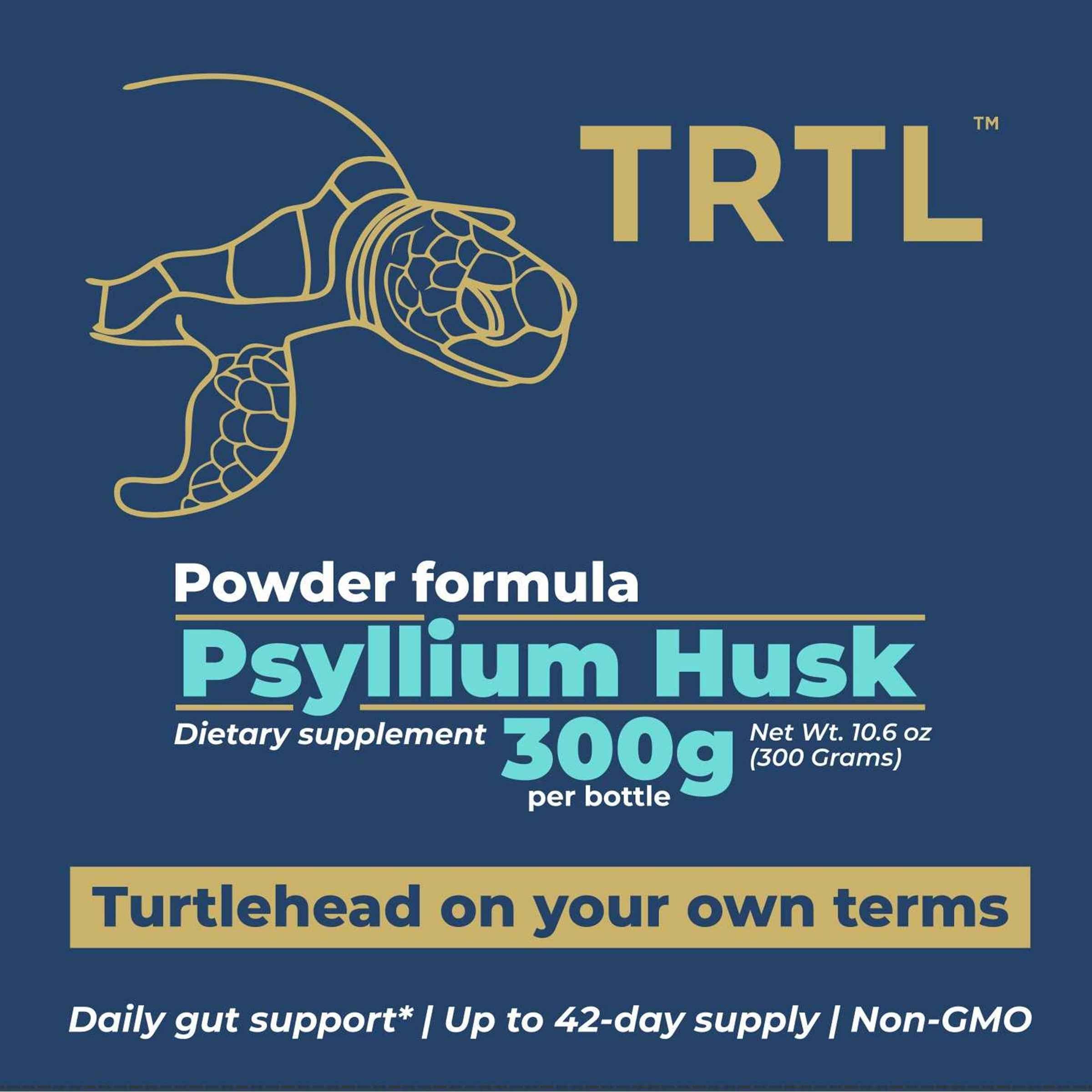 TRTL Psyllium Husk - Powder Formula - 300g