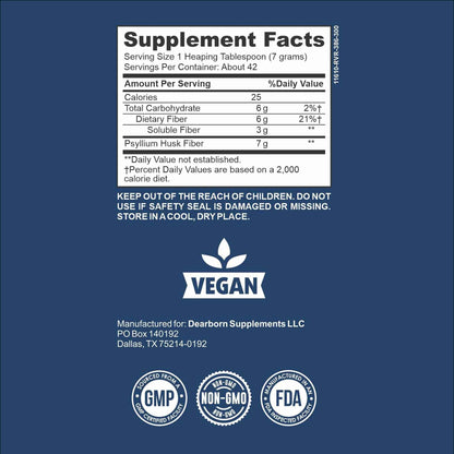 TRTL Psyllium Husk - Powder Formula - 300g