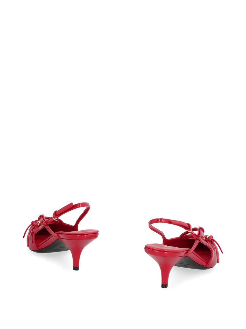 Miu Miu Women Patent Leather Slingbacks With Buckles by Luosophy
