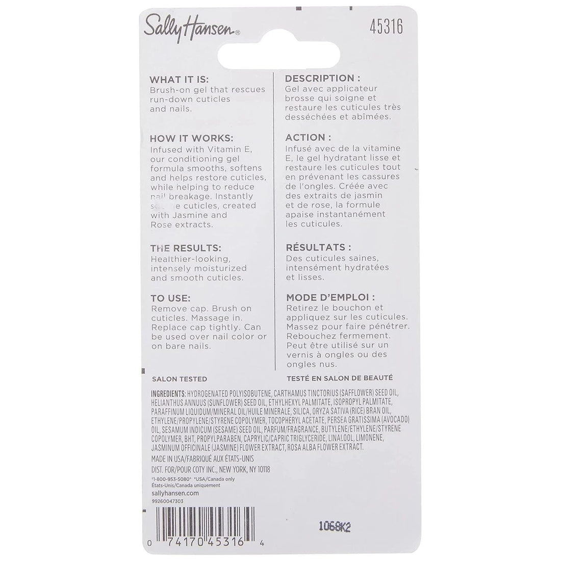 Sally Hansen Nail Treatment 45316 Cuticle Rehab - 0.29 Fl Oz by Pasteur Pharmacy