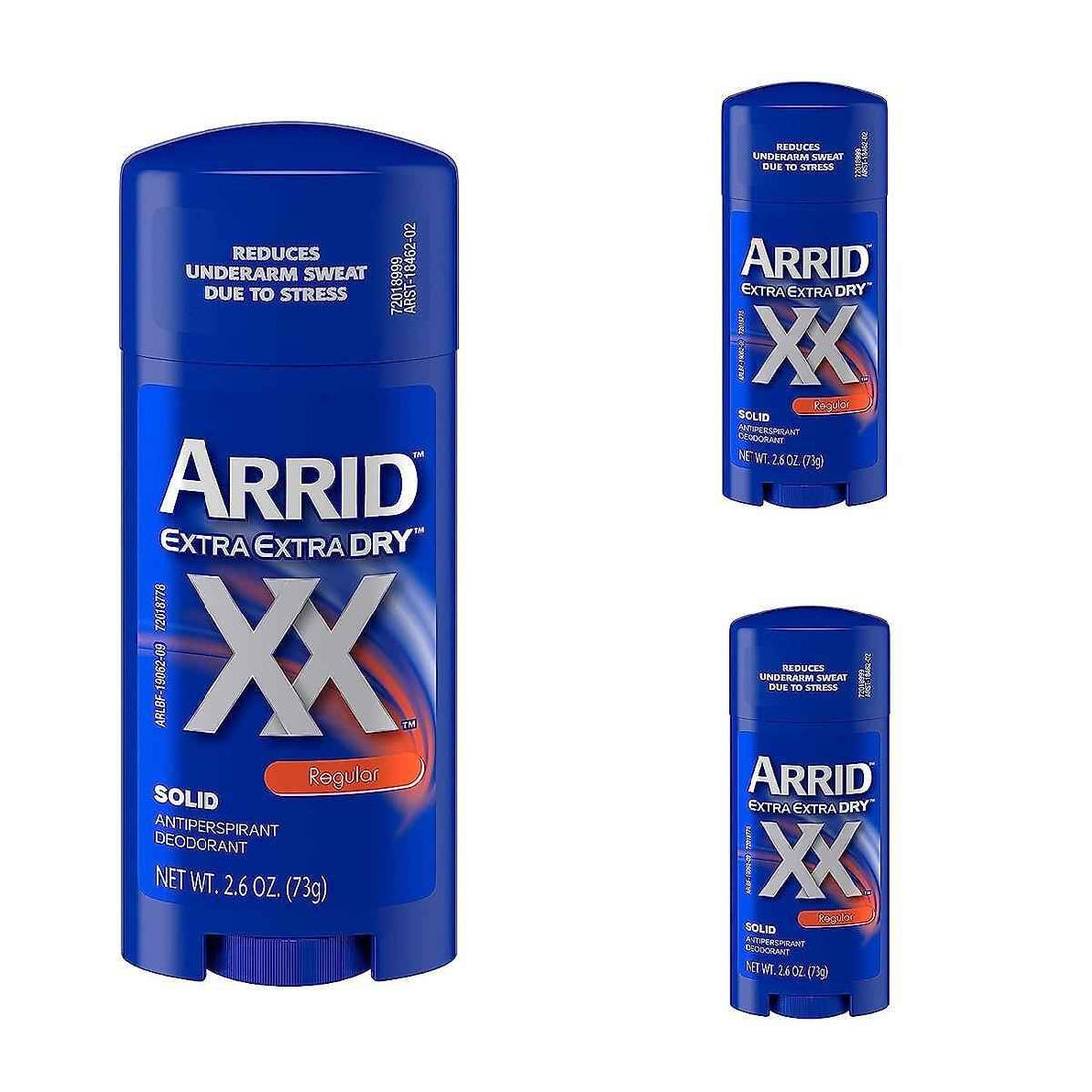 Arrid XX Extra Extra Dry Antiperspirant Deodorant Solid - Regular, 2.6 oz Stick