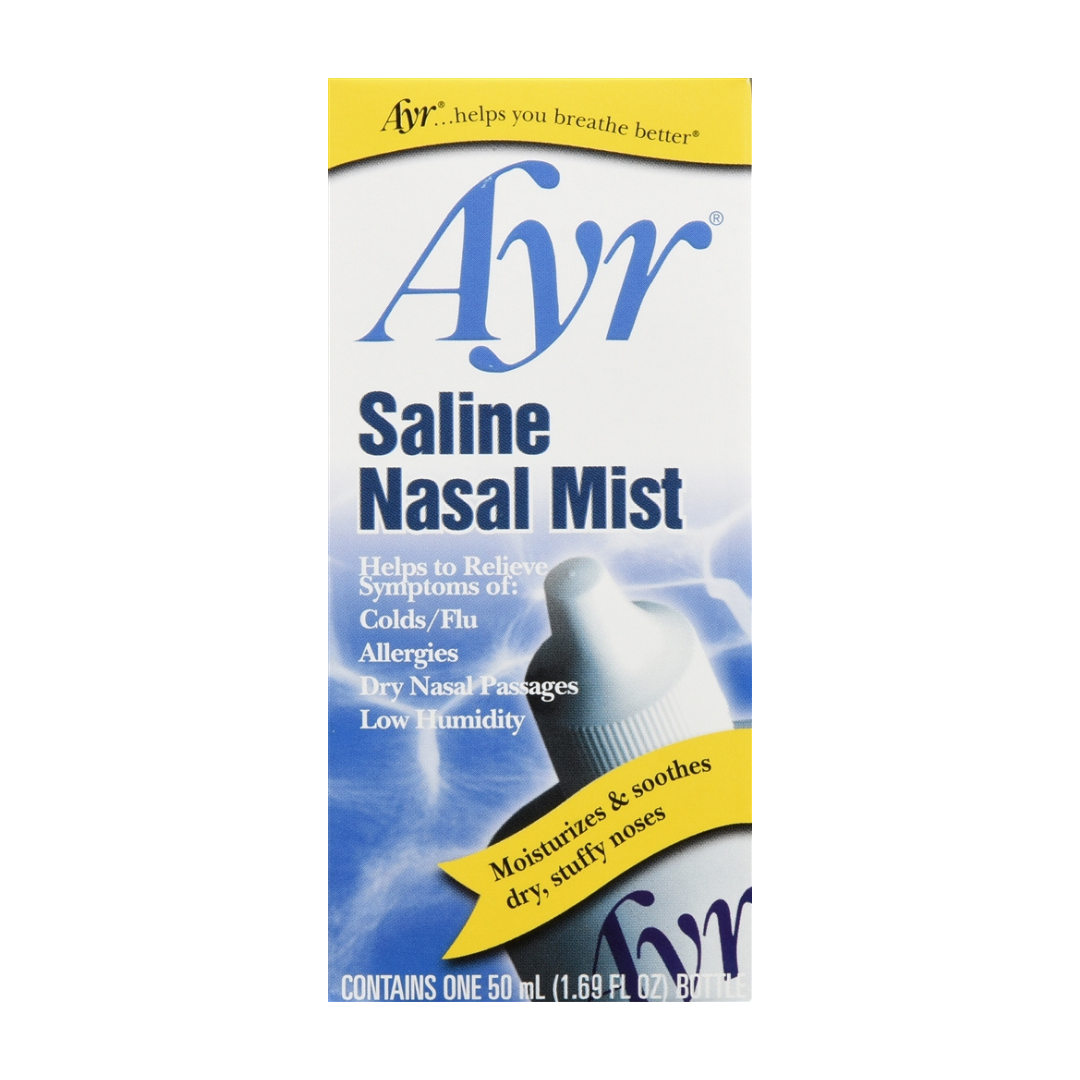 Ayr Saline Nasal Mist for Stuffy Noses (50ml)  DestGlow