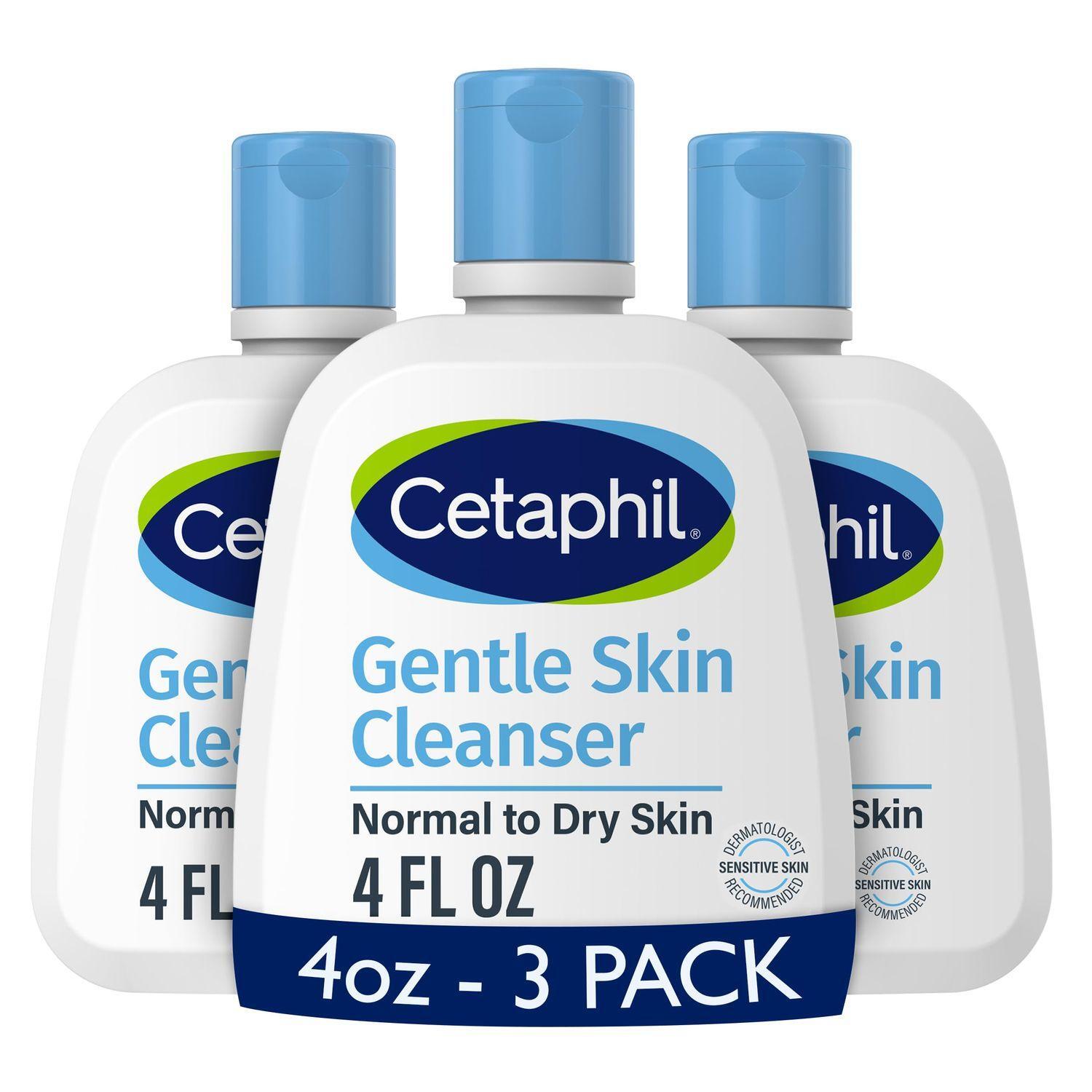Cetaphil Face Wash, Hydrating Gentle Skin Cleanser For Dry To Normal Sensitive Skin, NEW - 4 Oz by Pasteur Pharmacy