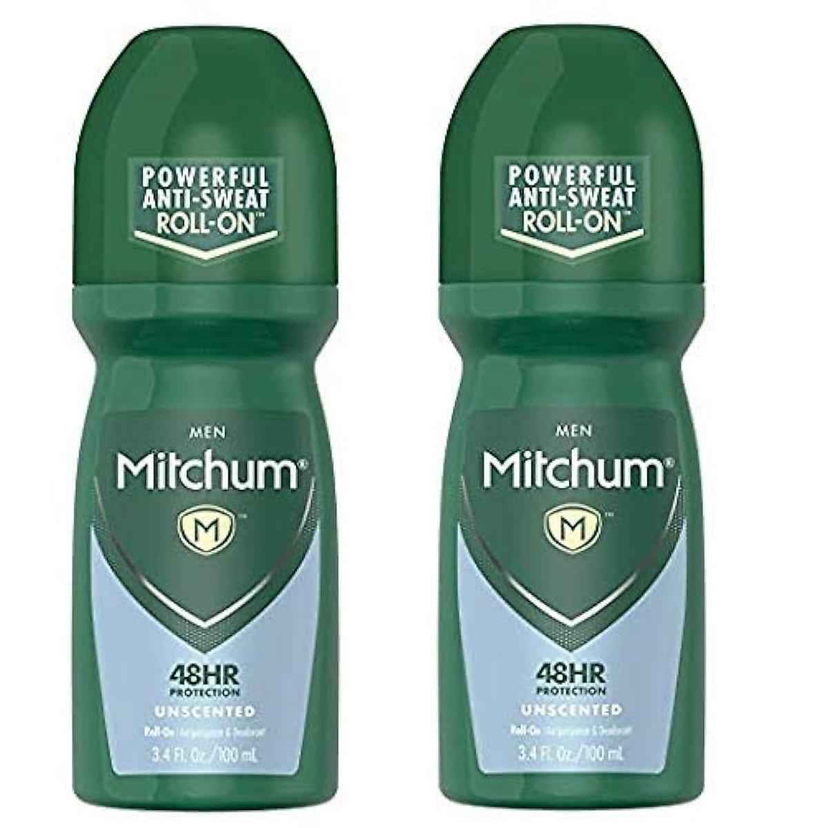 Mitchum Men Advanced Control Invisible Roll-On Antiperspirant &amp; Deodorant 3.4 Fl Oz, Unscented