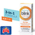 Blink Triple Care Lubricating Dry Eye Drops .34 Oz Ea, Moderate-Severe by Pasteur Pharmacy