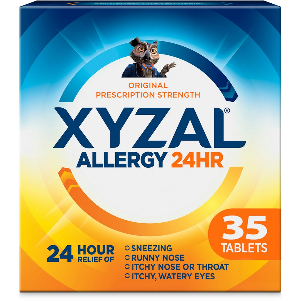 Xyzal Allergy Relief, 24 Hr, Original Prescription Strength, 5 Mg, Tablets by Pasteur Pharmacy