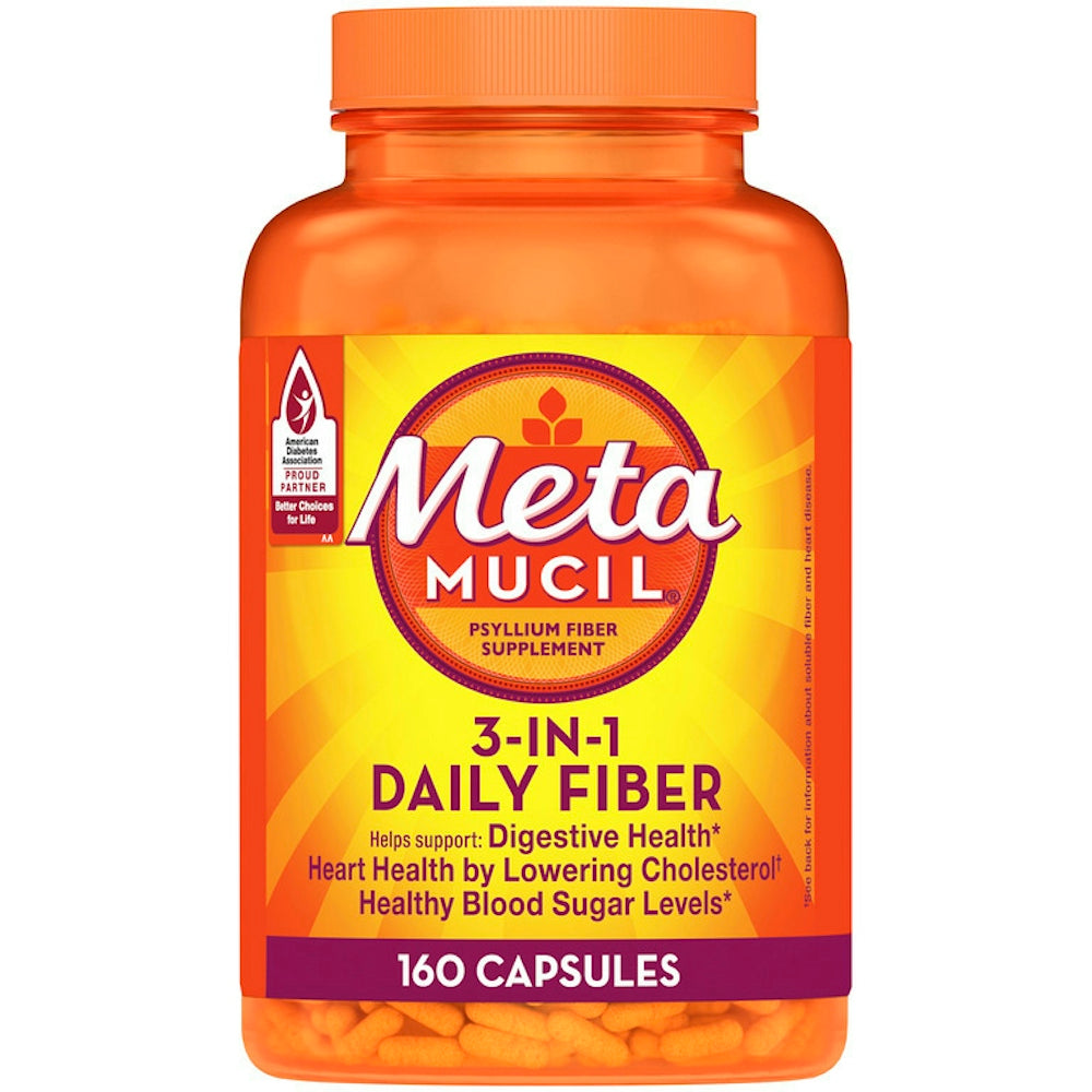 Metamucil Psyllium Fiber Supplement, 3 In 1, Capsules by Pasteur Pharmacy