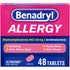 Benadryl Tablets 25Mg Allergy 48Ea by Pasteur Pharmacy