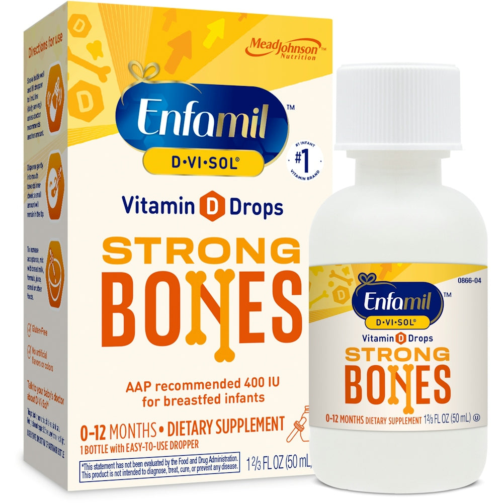 Enfamil D-Vi-Sol Vitamin D Supplement Drops For Infants 50 Ml Dropper Bottle by Pasteur Pharmacy