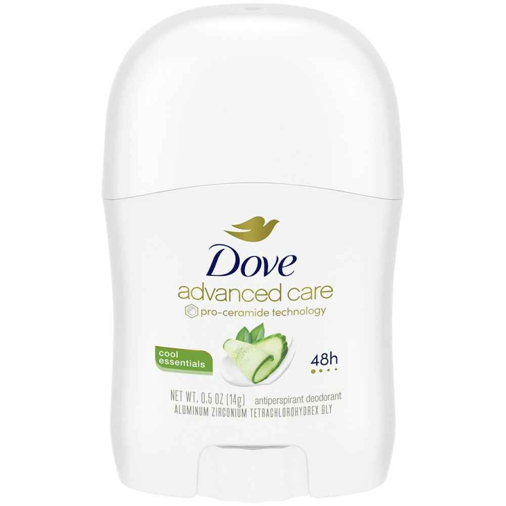 Dove Advanced Care Travel Sized Antiperspirant Deodorant Stick Cool Essentials