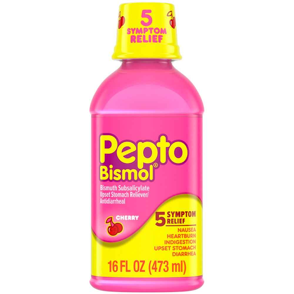Pepto-Bismol Cherry Liquid Upset Stomach &amp; Diarrhea Relief