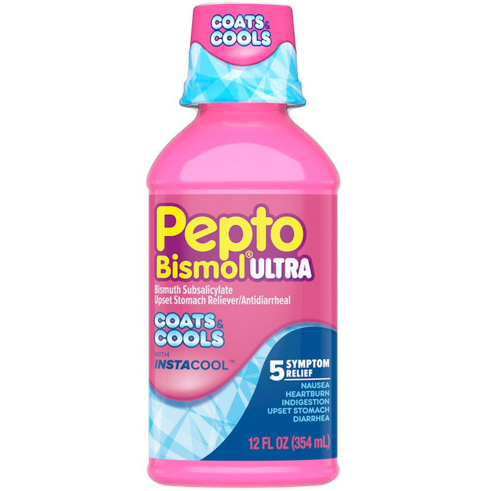 Pepto-Bismol Ultra With Instacool Liquid - 12 Fl Oz by Pasteur Pharmacy