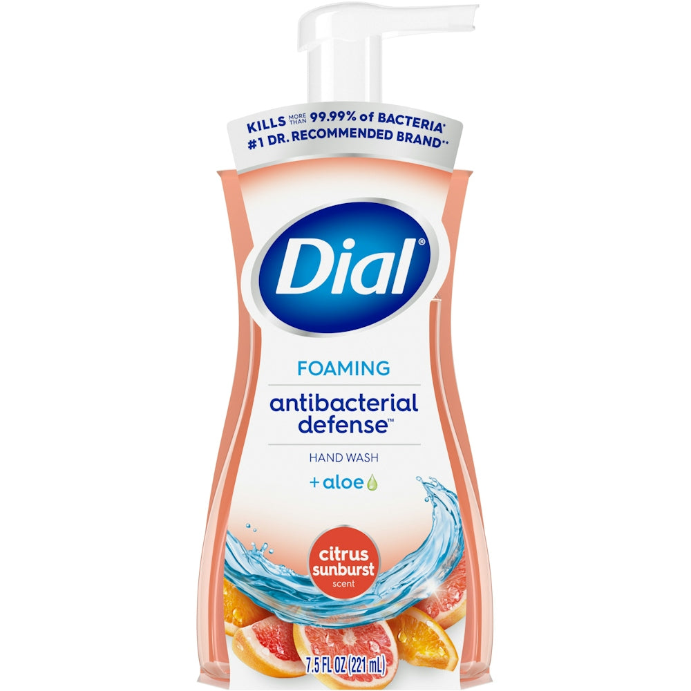 Dial Complete Antibacterial Foaming Hand Wash, Citrus Sunburst, 7.5 Fl Oz 