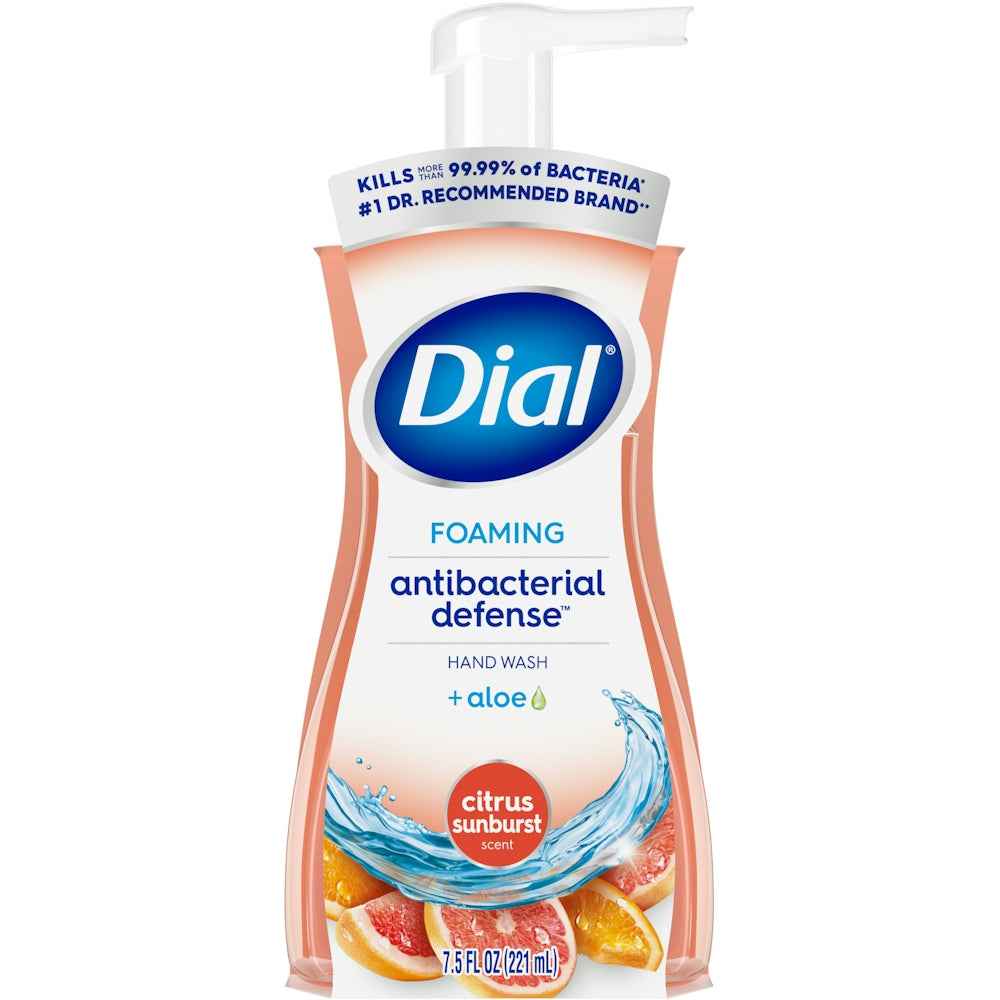 Dial Complete Antibacterial Foaming Hand Wash, Citrus Sunburst, 7.5 Fl Oz