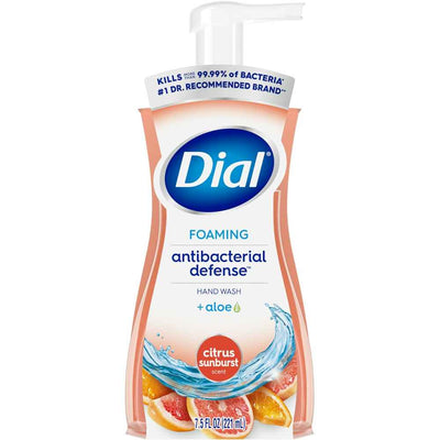 Dial Complete Antibacterial Foaming Hand Wash, Citrus Sunburst, 7.5 Fl Oz