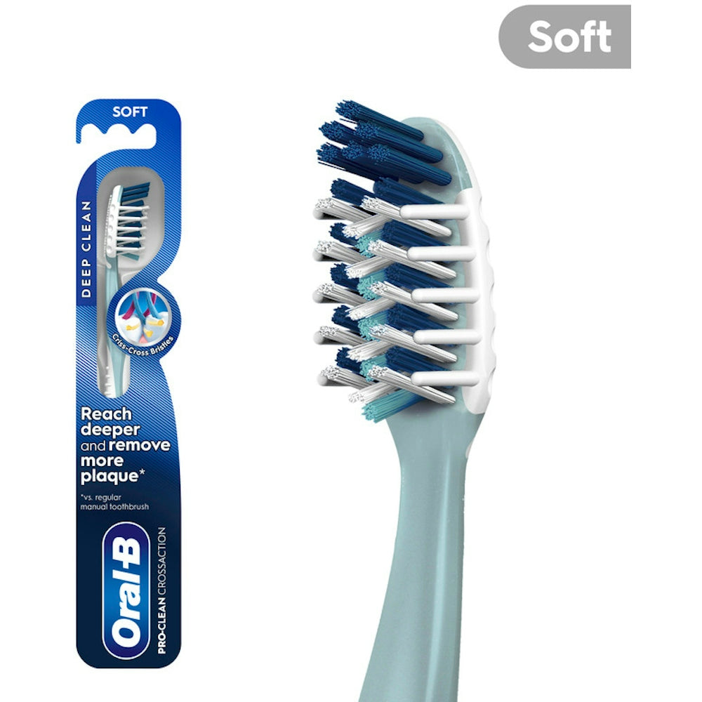 Oral-B Cross Action All In One Manual Toothbrush, Soft by Pasteur Pharmacy