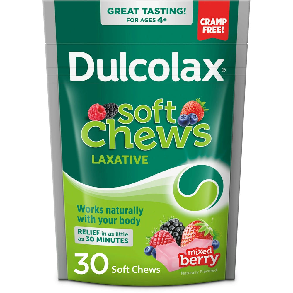 Dulcolax Laxative Soft Chews Mixed Berry 30Ct by Pasteur Pharmacy