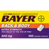 Bayer Back & Body Extra Strength Pain Reliever Aspirin W Caffeine, 500mg Coated Tablets by Pasteur Pharmacy