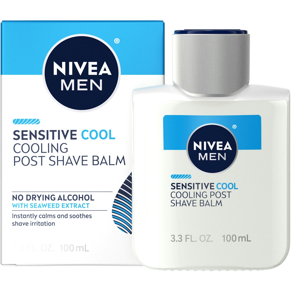 Nivea Men Sensitive Cool Cooling Post Shave Balm, 3.3 Fl Oz by Pasteur Pharmacy
