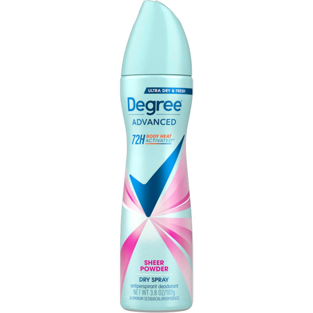 Degree Antiperspirant Deodorant, Sheer Powder, Dry Spray 3.8 Oz by Pasteur Pharmacy