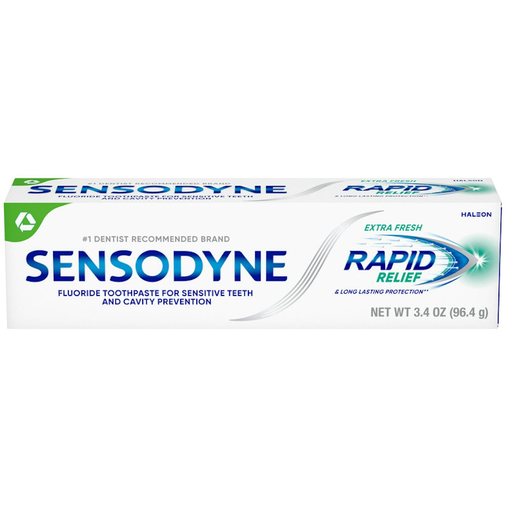 Sensodyne Rapid Relief Fluoride Extra Fresh Toothpaste - 3.4 Ounce by Pasteur Pharmacy